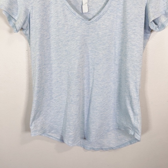 Lululemon Love Tee Short Sleeve Heathered Blue Linen - Picture 8 of 13